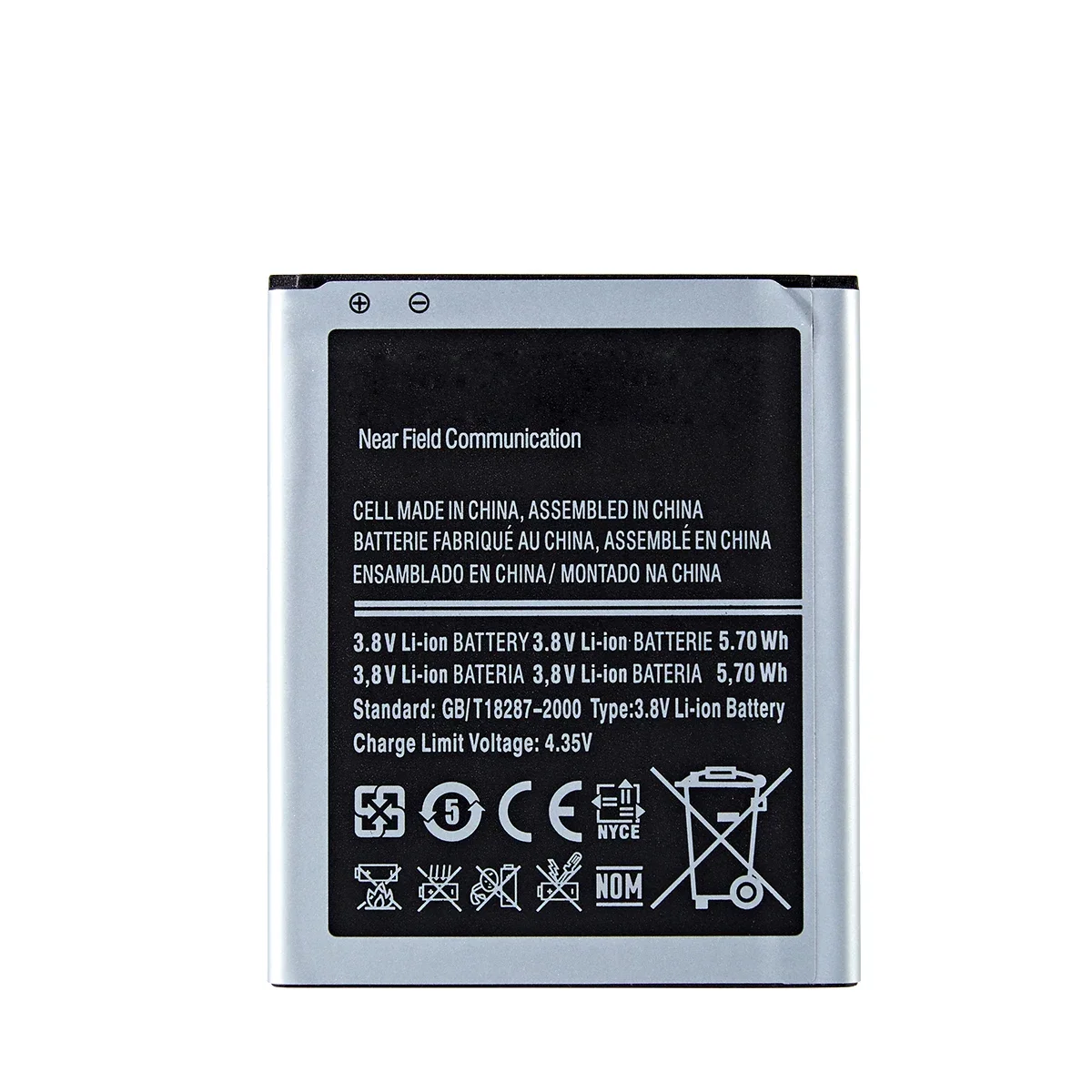 Совершенно новый аккумулятор B100AE 1500 мАч для Samsung Galaxy Ace 3 S7270 S7272 S7260 S7262 G318 S7273