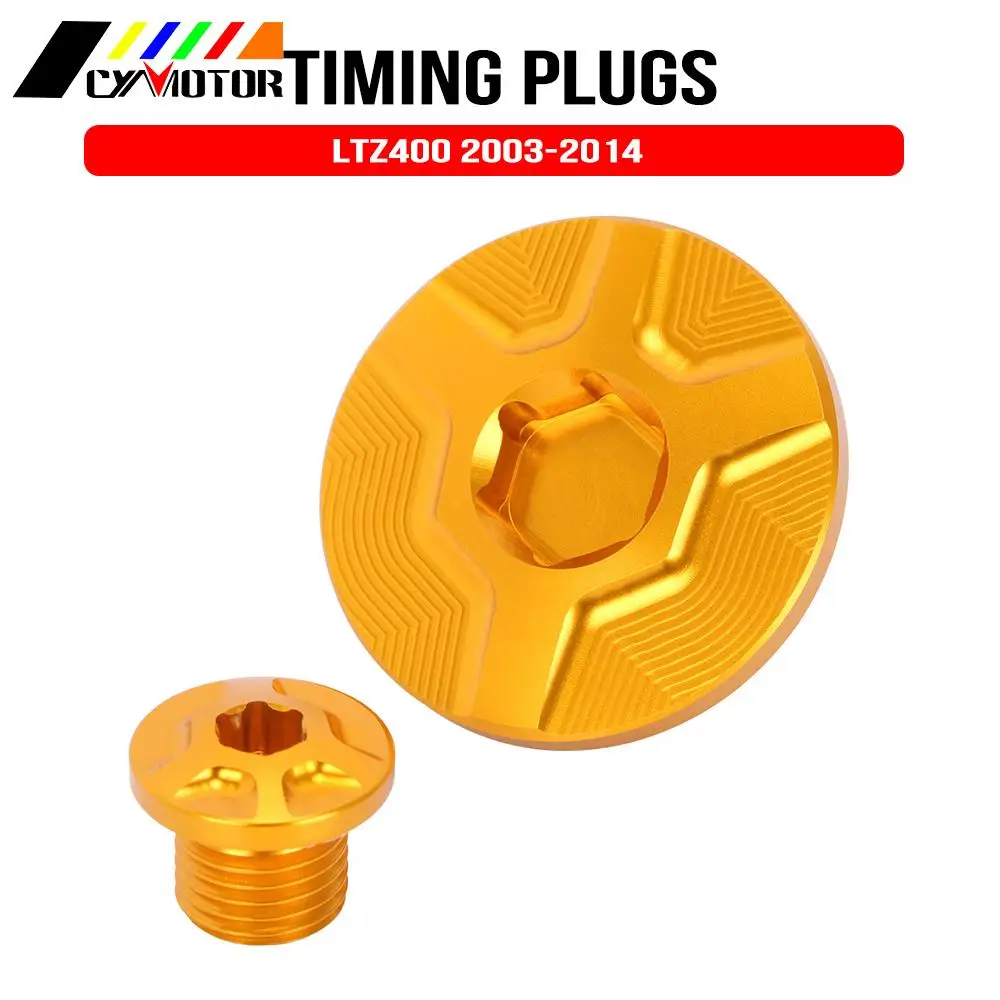 CNC Motorcycle Engine Timing Plugs Cap For Suzuki LTZ400 LTZ 400 2003 2004 2005 2006 2007 2008 2009 2010 2011 2012 2013 2014 images - 6