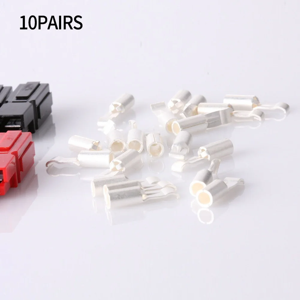 10 Pairs Red&Black Shell 30A 600V For Anderson Plug Marine Power Connector 12-16AWG Wire Photovoltaic Systems Electric Forklift