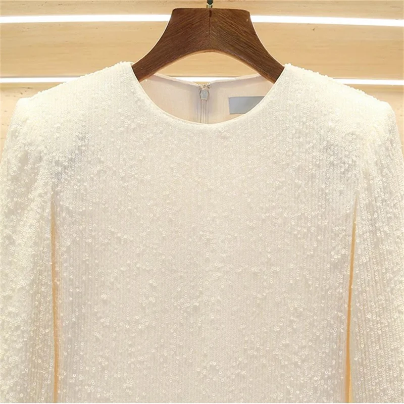 Женские платья Новое высококачественное длинное платье из смеси блесток на