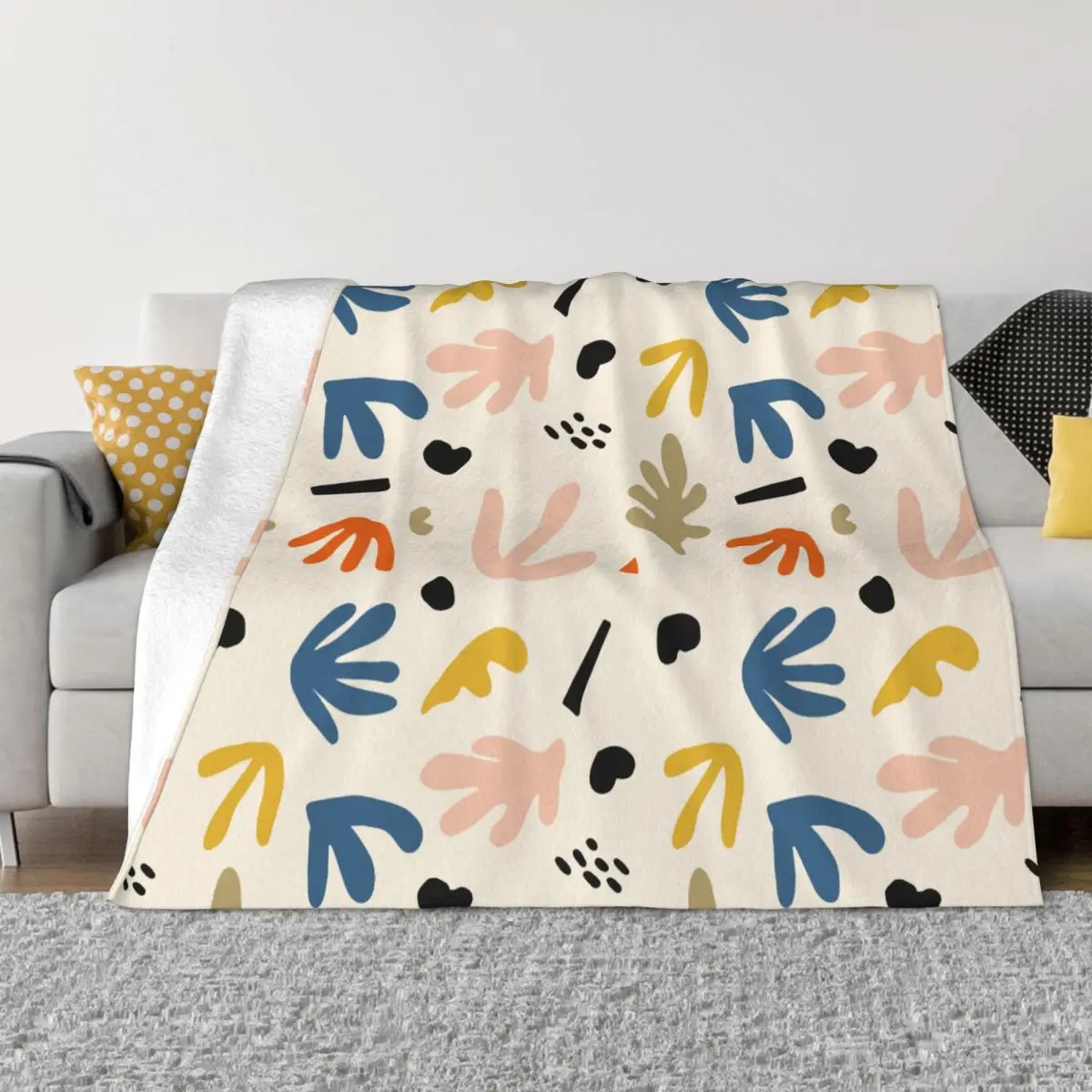 

Matisse Art Blankets Fleece Summer Multifunction Lightweight Thin Throw Blankets for Sofa Travel Plush Thin Quilt