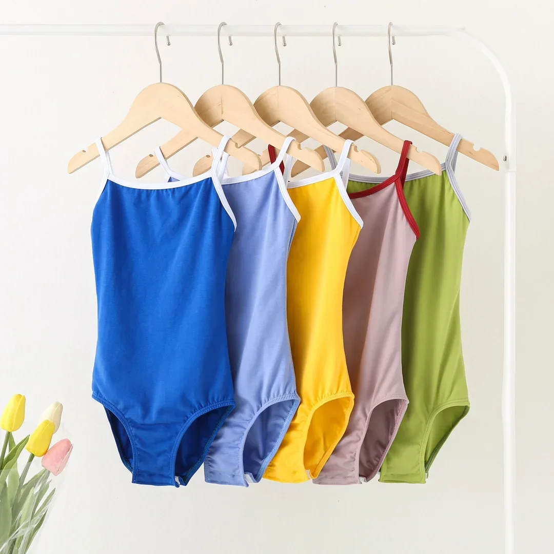 Купальник для балета и танцев девочек женский камзол повседневная тренировочная