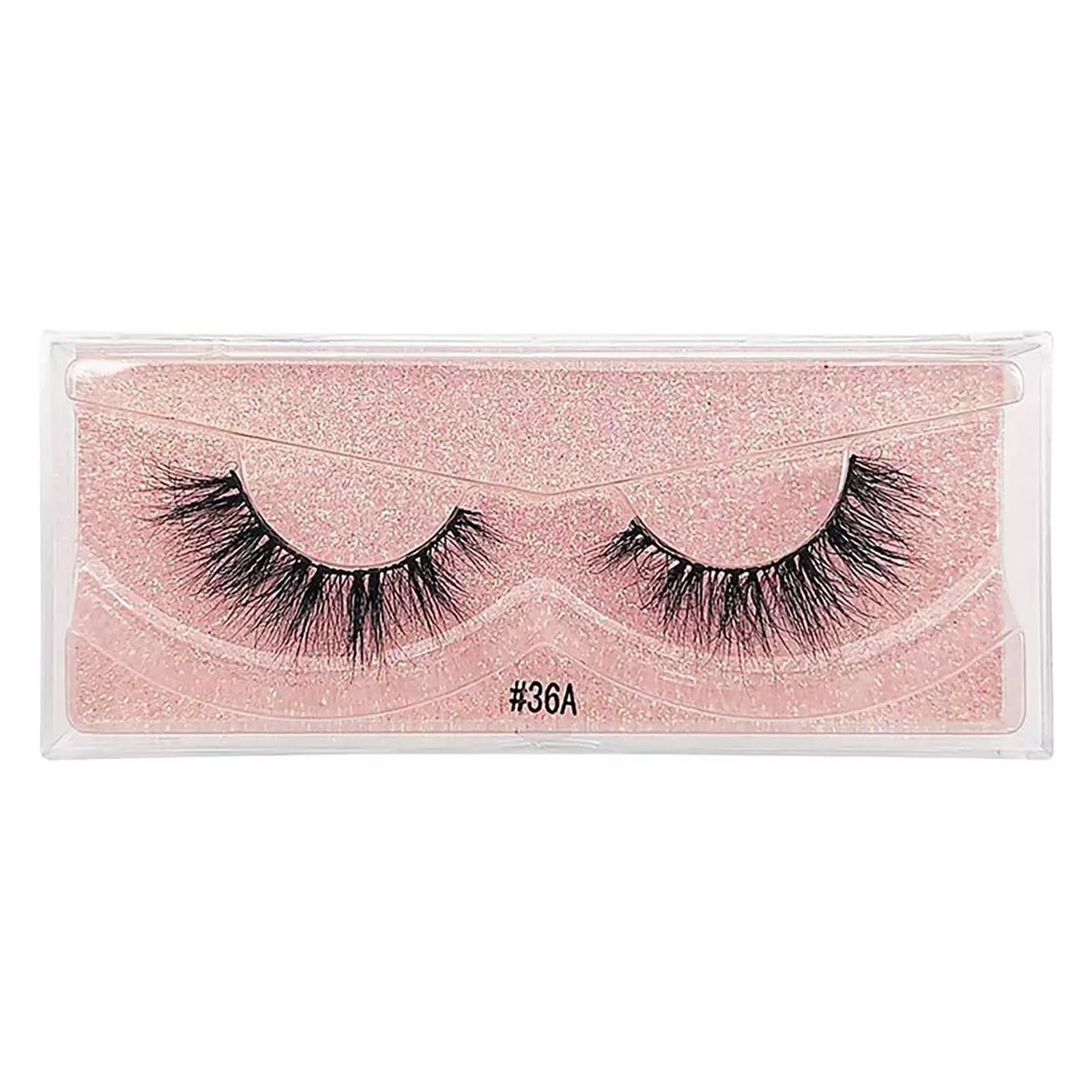 

NEW2023 False Eyelashes Slim 16mm Natural 3D Mink Eyelashes Soft Reusable False Eyelashes Bulk With Carrying Case