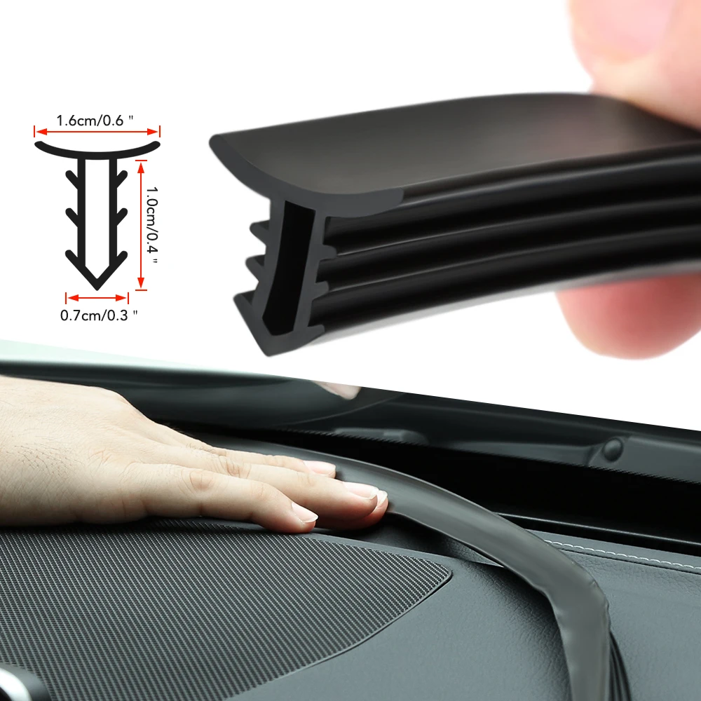 

Car Dashboard Soundproof Rubber Seal Strip for VW Polo Golf 7 Tiguan for Skoda Octavia Karoq for SEAT Ateca Leon Ibiza