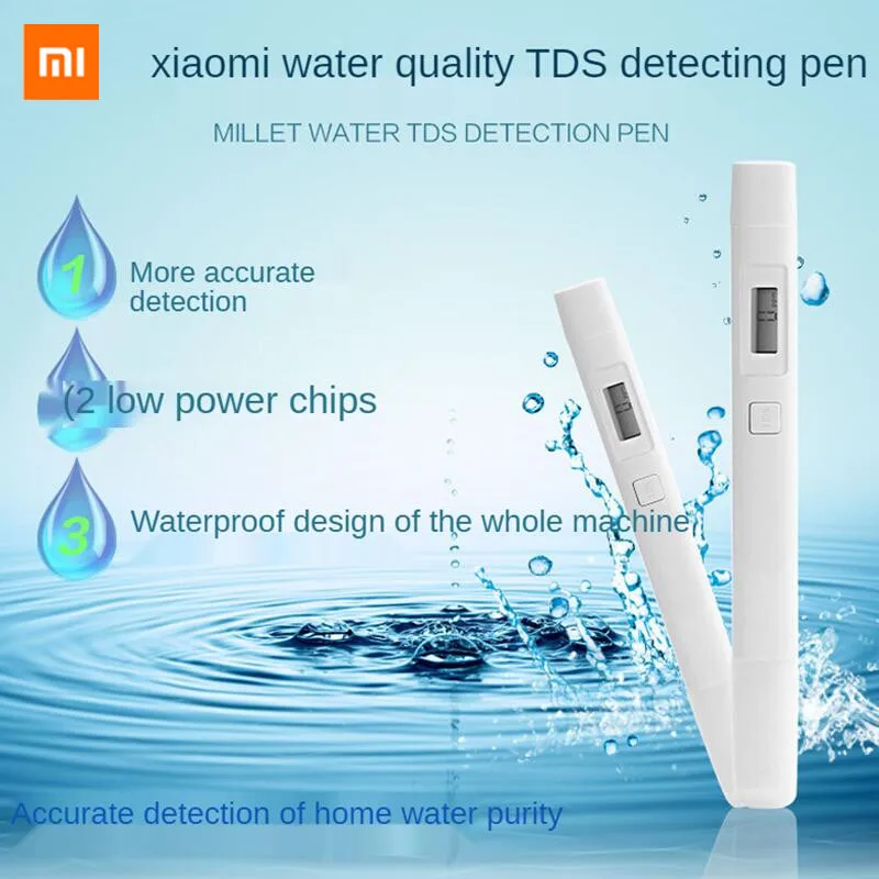 

Портативный тестер Xiaomi TDS, ручка для определения качества воды, средство для измерения воды