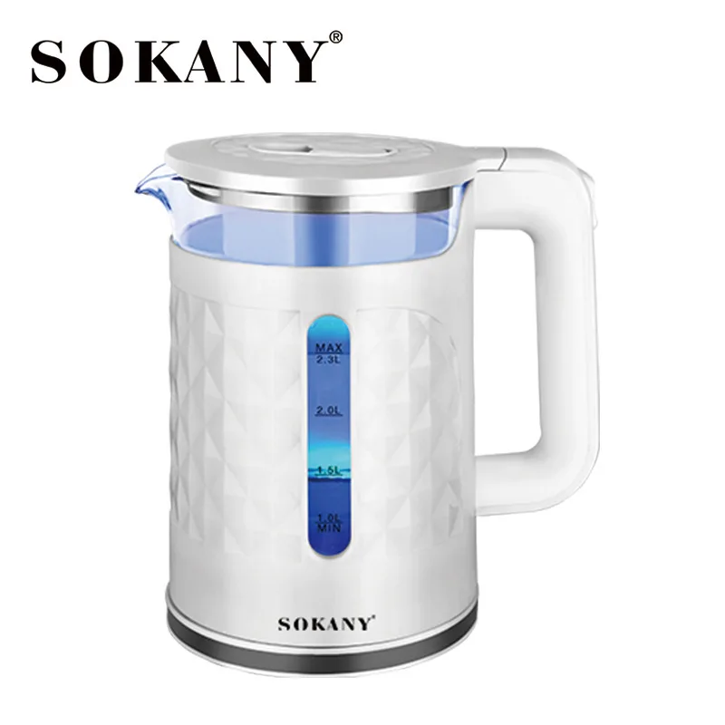 

Electric Kettle, BPA Free 2.3L Stainless Steel Tea Kettle,Fast Boil Water Warmer with Auto Shut Off and Boil Dry Protection Tech