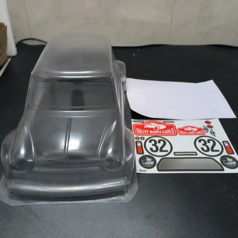 TM205 1/10 Mini Cooper прозрачный корпус автомобиля Ширина 165 мм колесная база 225 для RC Drift
