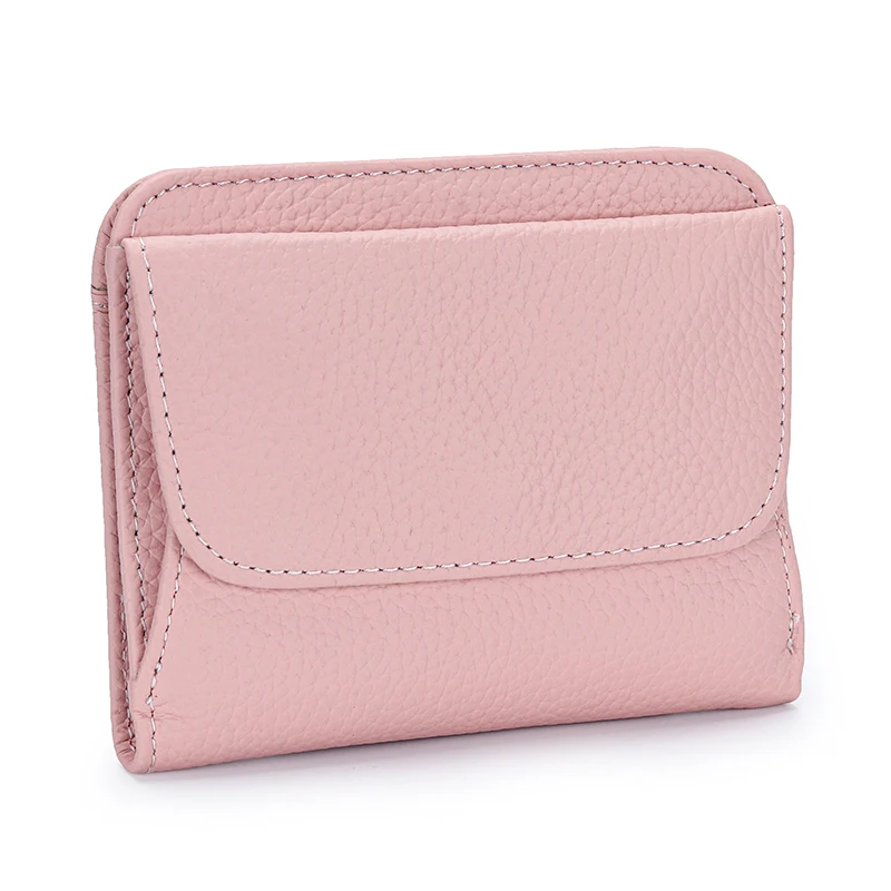 Women Wallet Luxury Bifold Female Leather Coin Bag Lady Candy Colors Mini Purse Japanese Style Short Wallet Card Holder 2023 Hot