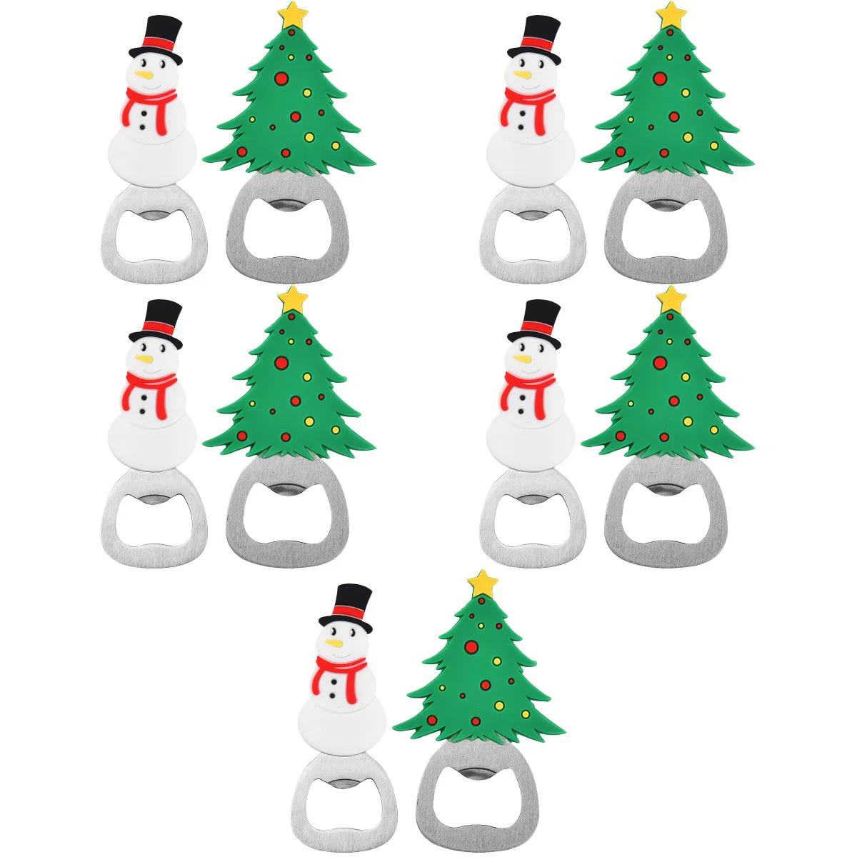 

10 Cartoon Christmas Tree Snowman for Home