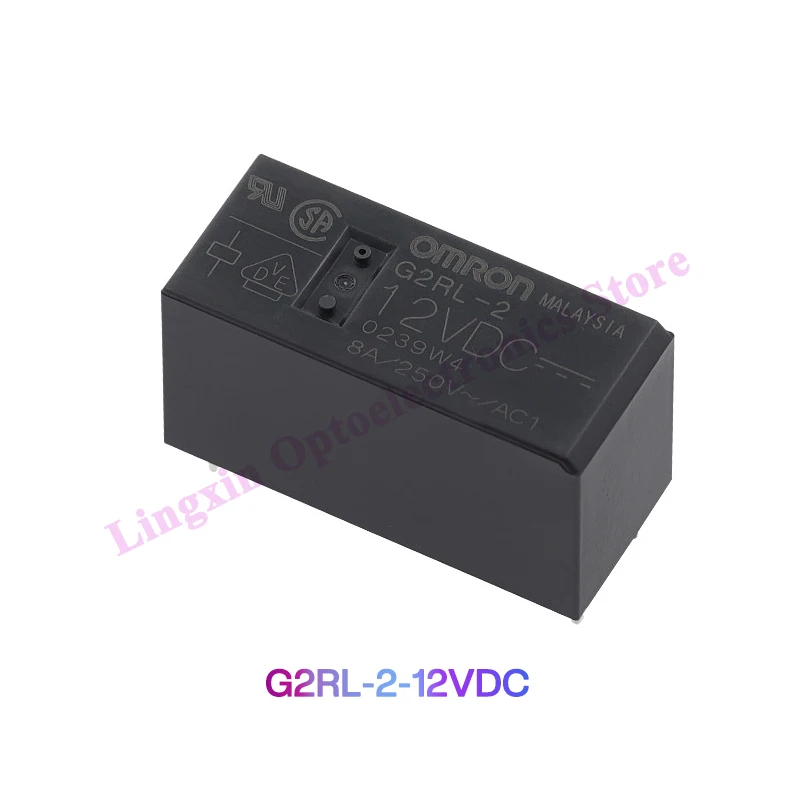 Реле мощности G2RL-2 2 шт. 8-контактное реле для Omron постоянного тока 5 В 12 24 фотосессия