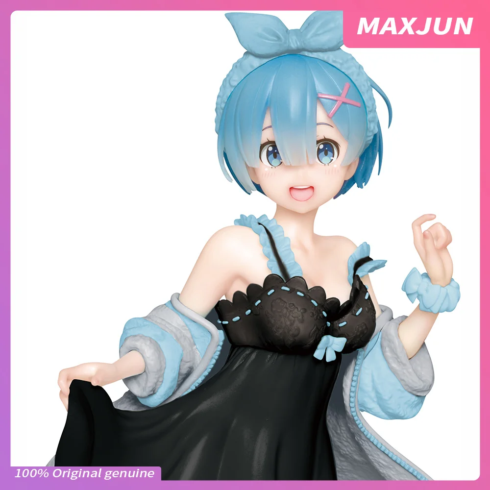 

Original Anime Re Life in a different world from zero Figure Rem 23cm PVC Model Toy TAITO Re zero Black Dress Sexy Figure MAXJUN