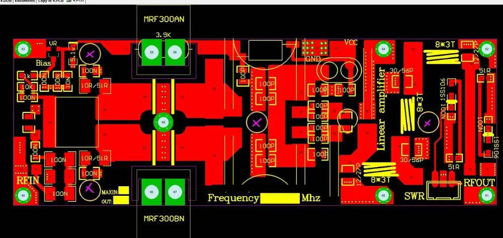 500W Mrf300 LDMOS 144-148MHz RF linear amplifier diy kit ( NO MOS tube) FOR Ham Radio Amplifiers CW SSB FT8 RTTY EME FM - купить по