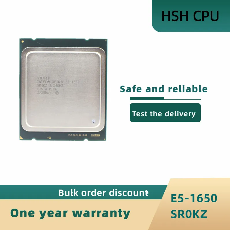 Intel Xeon E5 1650 SR0KZ 3.2GHz 6 Core 12Mb Cache Socket 2011 CPU Processor