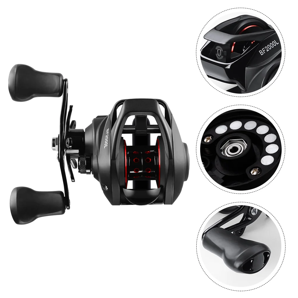 

Zinc Alloy Fishing Reel Durable Reel Fishing Tackles (Left Hand Type)