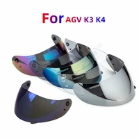 for agv k3 k4 motorcycle full face helmet lens visor windproof anti uv anti scratch windshield lens shield moto accessories