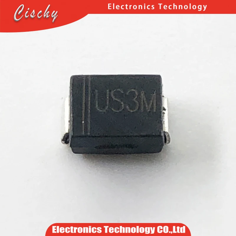 

10 шт./лот US3M 3A 1000V Ультра быстрый выпрямитель диодный патч SMB пакет новый оригинальный
