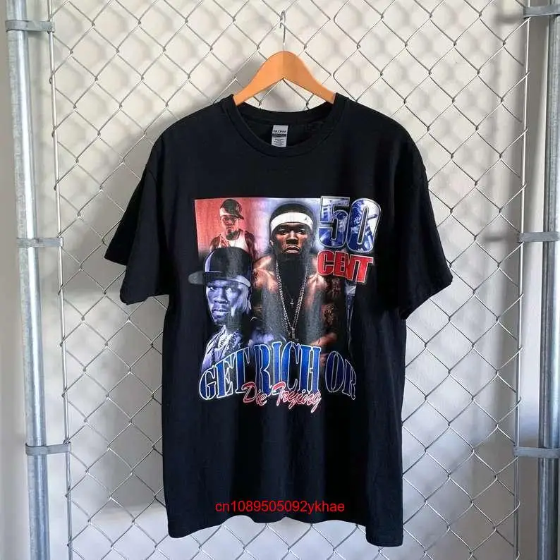 50-центовая футболка с рисунком длинными или короткими рукавами