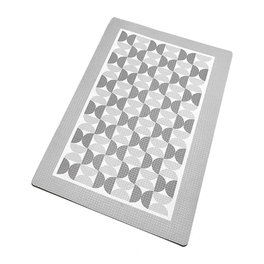 

Floor Mat Nordic Style Waterproof PVC Practical Non-slip Protective Kitchen Mat Household Supplies Home Textile