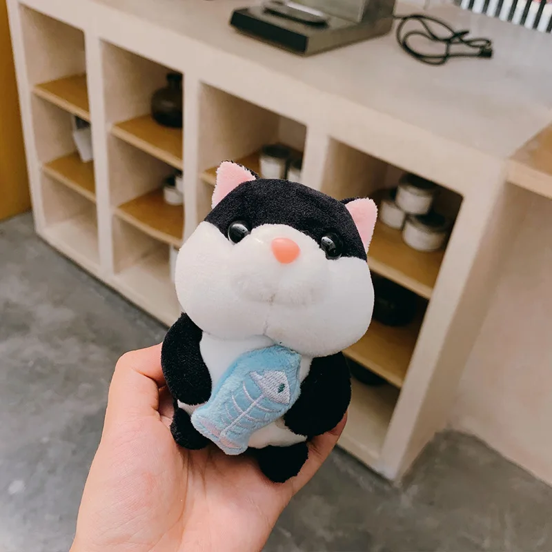 

Cute Baby Husky Dog Plush Toys Kawaii Animal Panda Mouse Funny Doll Keychains Keyrings Lovely Cartoon Backpack Bag Small Pendant