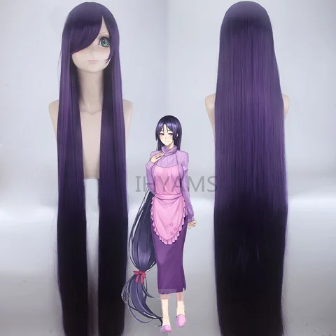 150 см фиолетовые длинные прямые парики для косплея Minamoto no Yorimitsu из Fate/Grand Order FGO синтетические волосы + шапочка для парика
