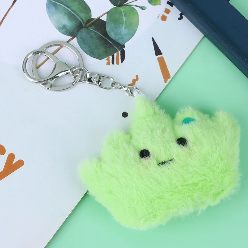 

1Pc Cartoon Cute Grass Keychains Doll Toys Key Chains Car Key Charms Door Keyrings Ornaments Gift Bag Pendant Decoration