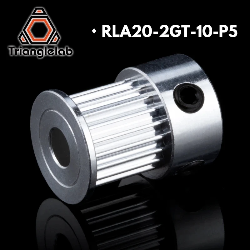 Trianglelab 9 мм 20 зубьев алюминиевый шкив ГРМ ременный шкив 9 мм P5MM P8 мм для синхронного ремня 6 мм звездочка