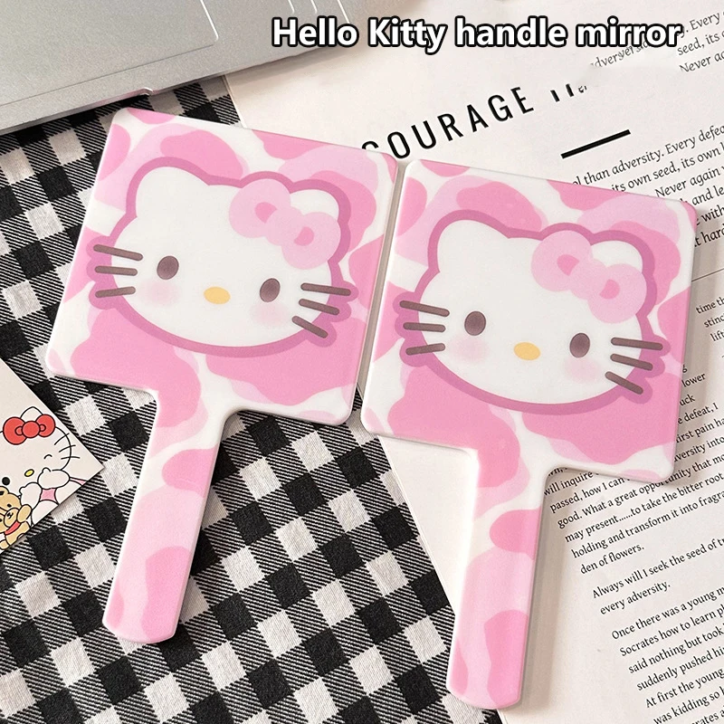 Портативное женское зеркало для макияжа с героями мультфильмов Sanrio милое