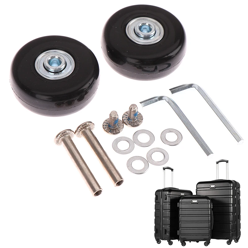

Luggage Suitcase Replacement Wheels Suitcase Repair OD 50mm Axles Deluxe + Screw Hot Sale