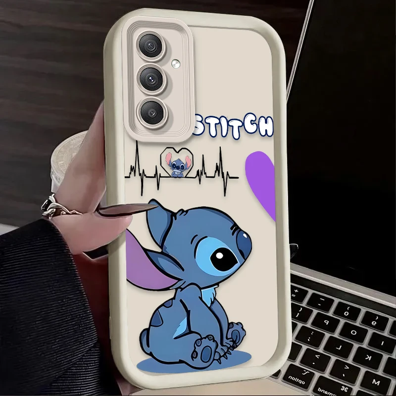 Cute Disneys Stitchs Phone Case for OPPO A5 A7 A16 A17 A38 A53 A54 A55 A58 A72 A74 A76 A78 A94 A98 4G 5G Cover
