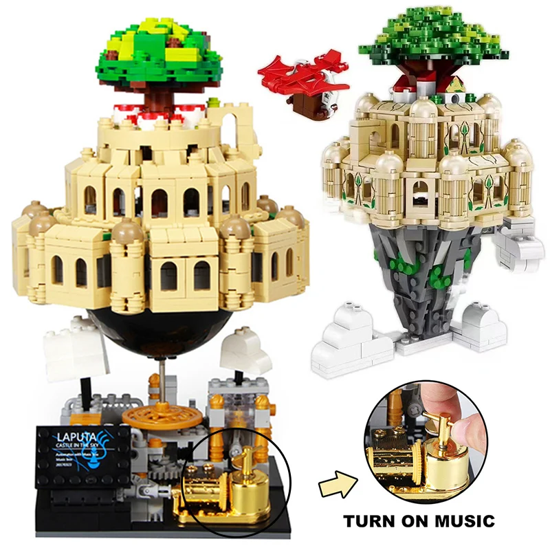 Building Block Cloud House Assemble Bricks Toy Gift For Kid