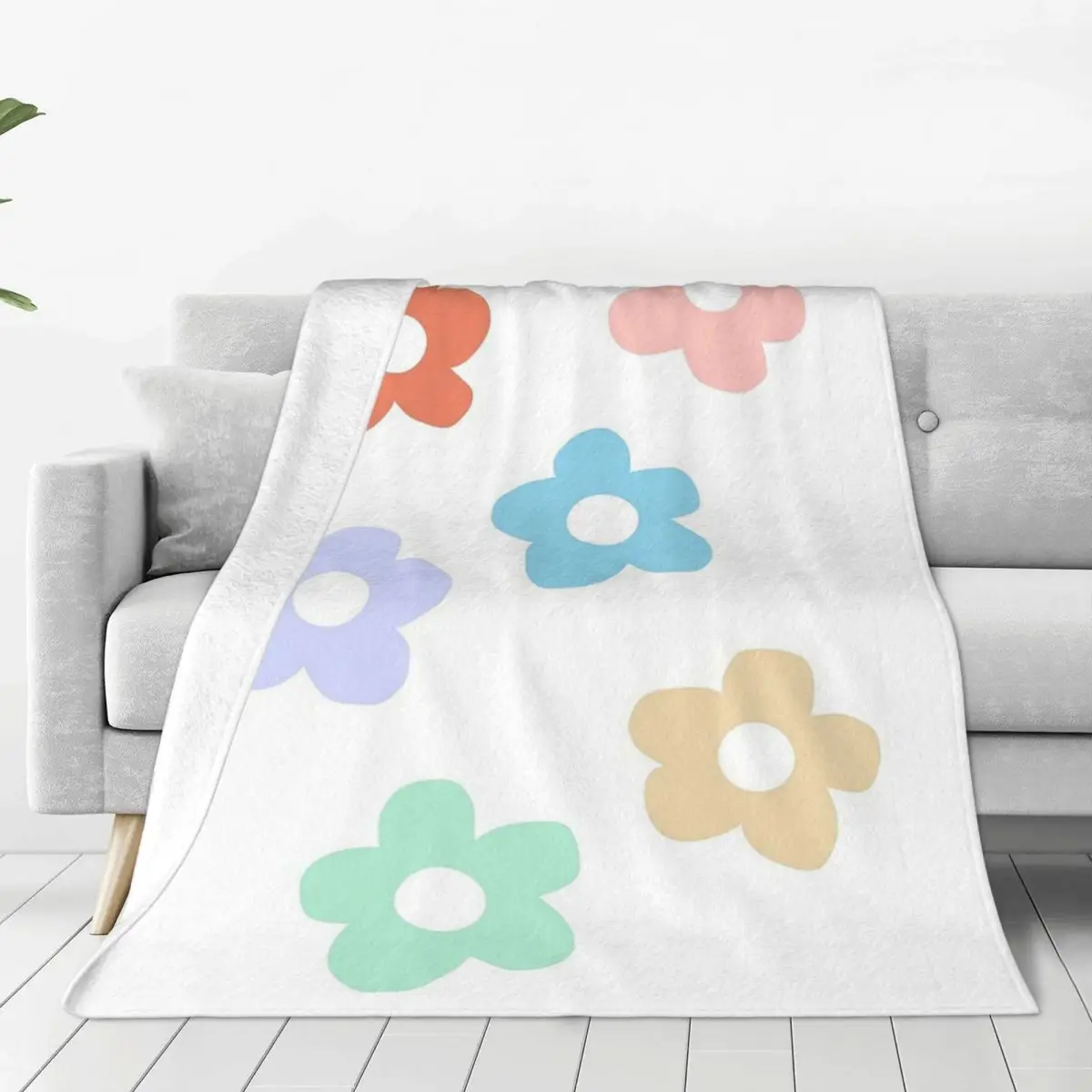 Винтажные мягкие фланелевые одеяла для дома спальни улицы