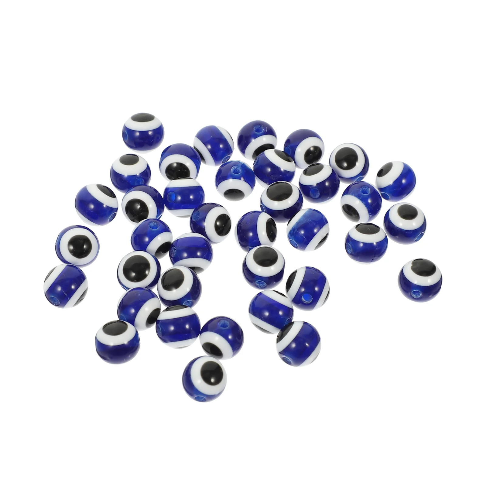 

Beads Eye Evil Charms Turkish Blue Spacer Jewelry Diy Making Round Pendant Lampwork Necklace Flateyesbracelet Small Loose Bead