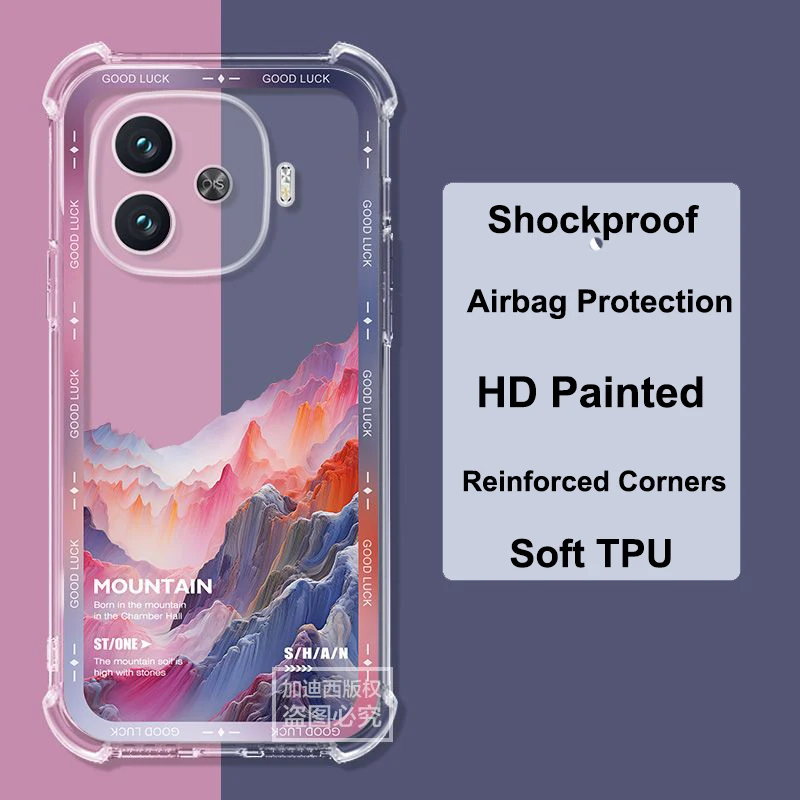 Прозрачный чехол для Vivo iQOO Z9 Turbo + телефона Z9Turbo Plus Z9X TPU силиконовая Мягкая задняя