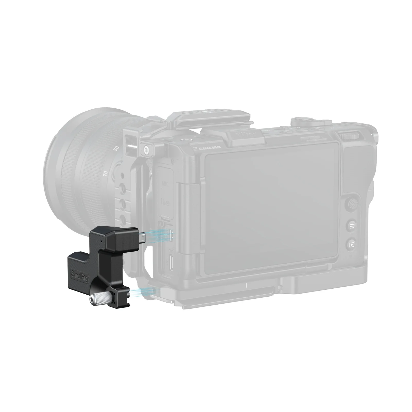 Фото Адаптер SmallRig High-Definition для Nikon ZR: преобразует порт Type D в стандартный порт Type A для кейджей 5904/5905/5468/5467 №4