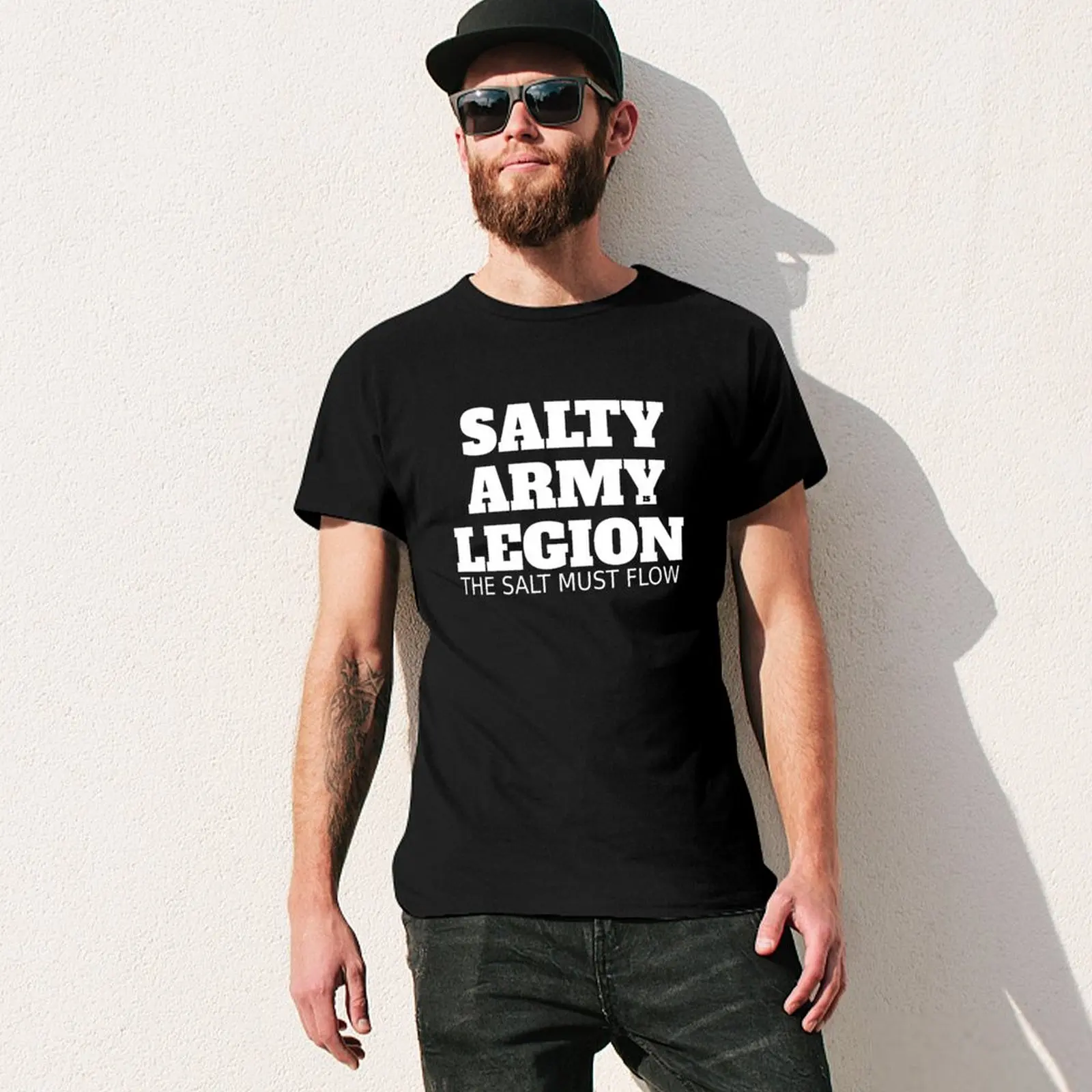 Футболка SALTY ARMY IS LEGION The Salt Must Flow персонализированные летние футболки 2024