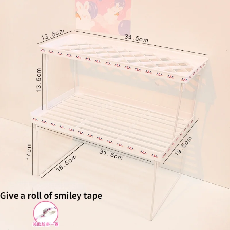 Ins Desktop Folding Storage Holder Organizer Racks Adjustable Rack Desk Bedroom Shelf Room Decor | Дом и сад