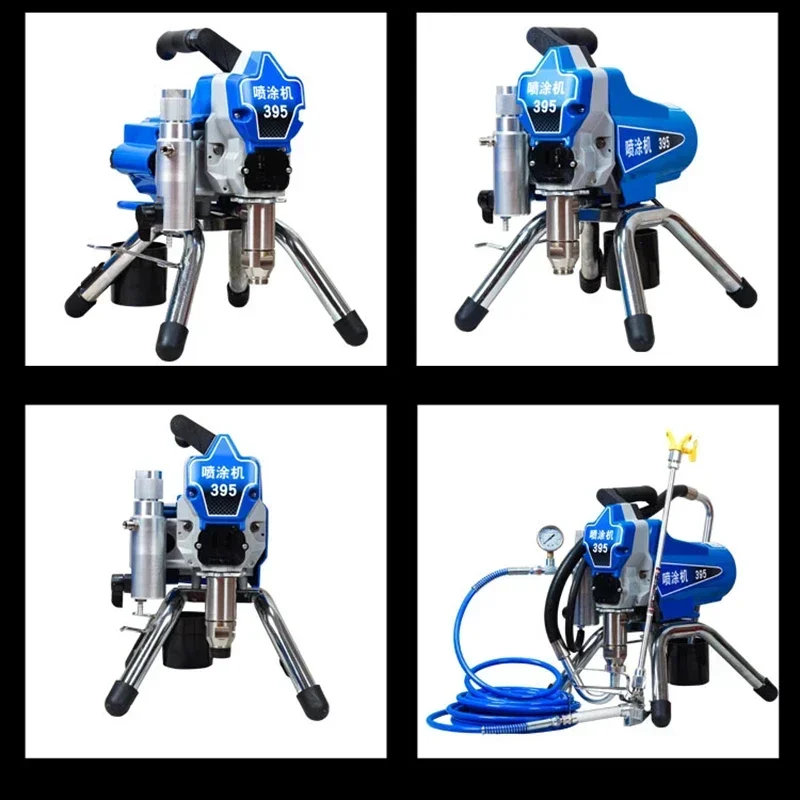 395/450 Mechanical High Pressure Airless Spraying Machine 220V/1500W/2200W Latex Paint Coating Tools