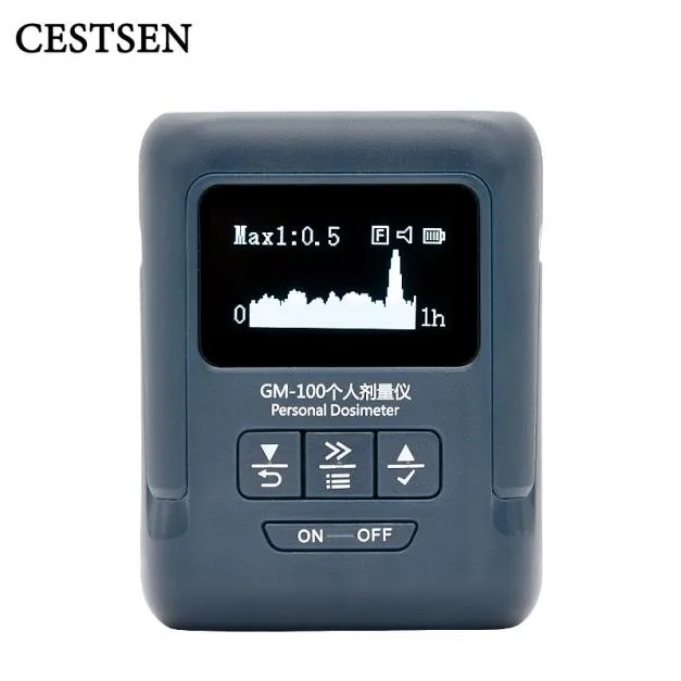 

GM-100 Geiger Counter Nuclear Radiation Detector, Beta Gamma X-ray Tester, Radioactive Personal Dosimeter Meter