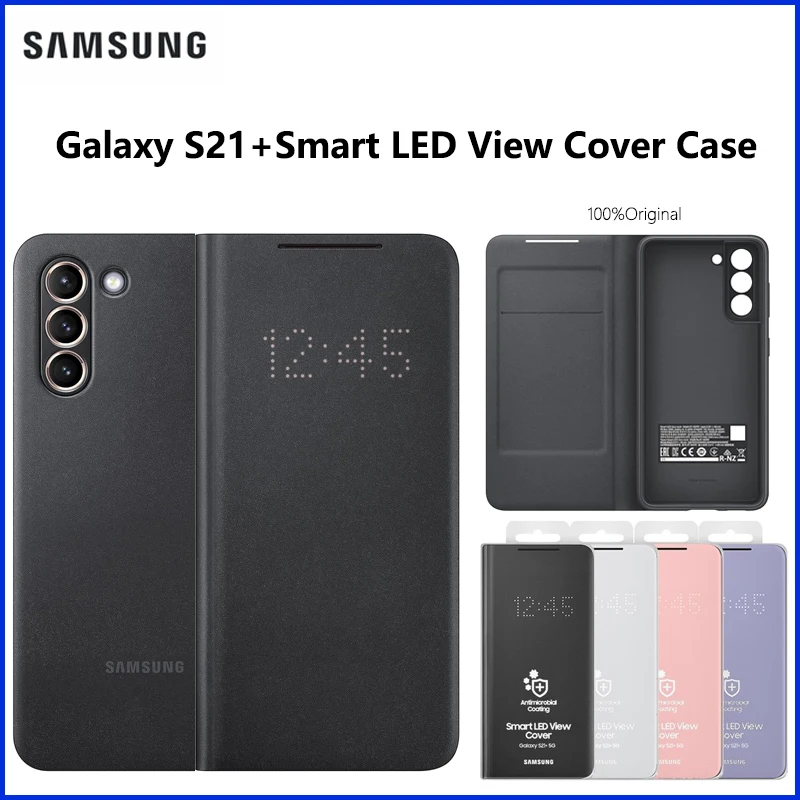 Фото Оригинальный чехол-кошелек Samsung Galaxy S21+ 5G Smart LED View Cover S21Plus Smart LED Wallet EF-NG996 №1
