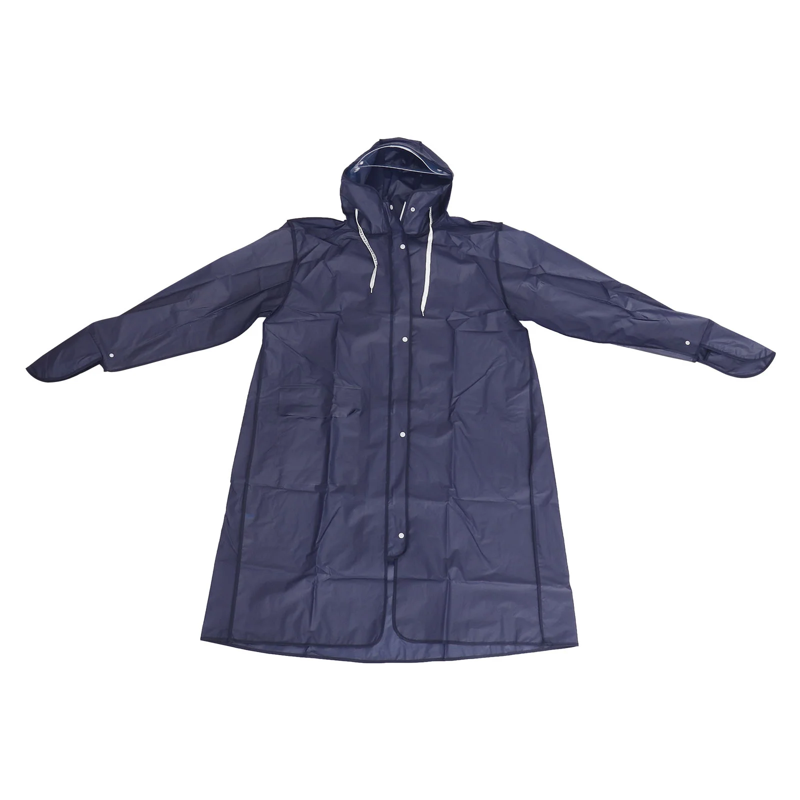 

Reusable Raincoat Fashion Thicken EVA Rain Poncho Outdoor Waterproof Raincoat Outdoor Rainwear for Climbing Travel Adult (L