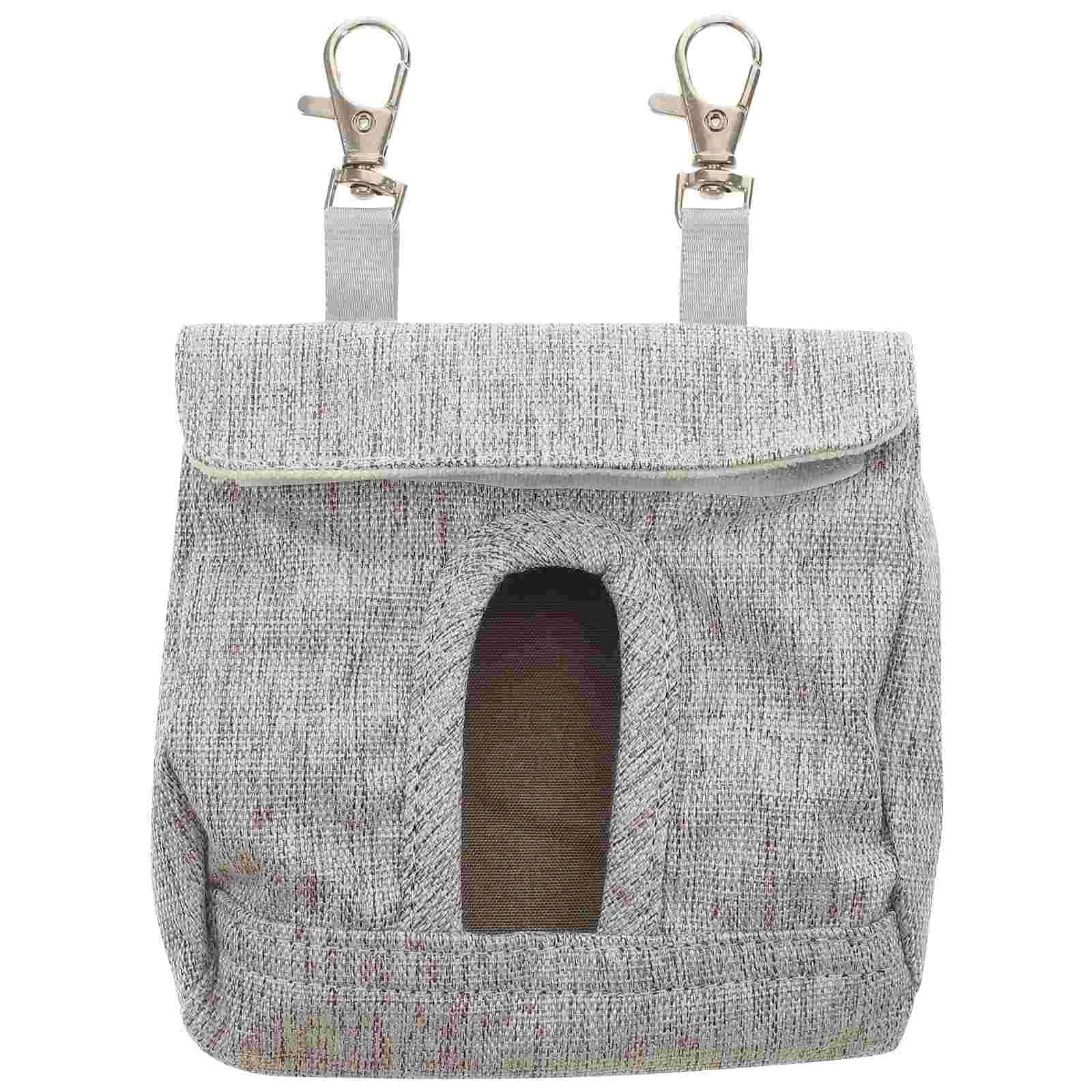 

1pc Rabbit Hay Feeder Cloth Hamster Hay Bag Small Pet Cage Hanging Hay Bag Henera