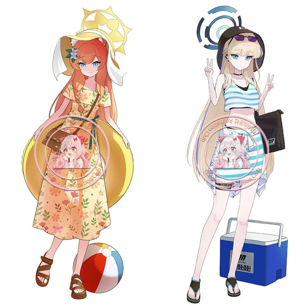 Iochi Mari Asuma Toki Acrylic Stand Blue Archive Anime Figure Model Plate Desk Decor Standing Sign Figures Christmas Gifts