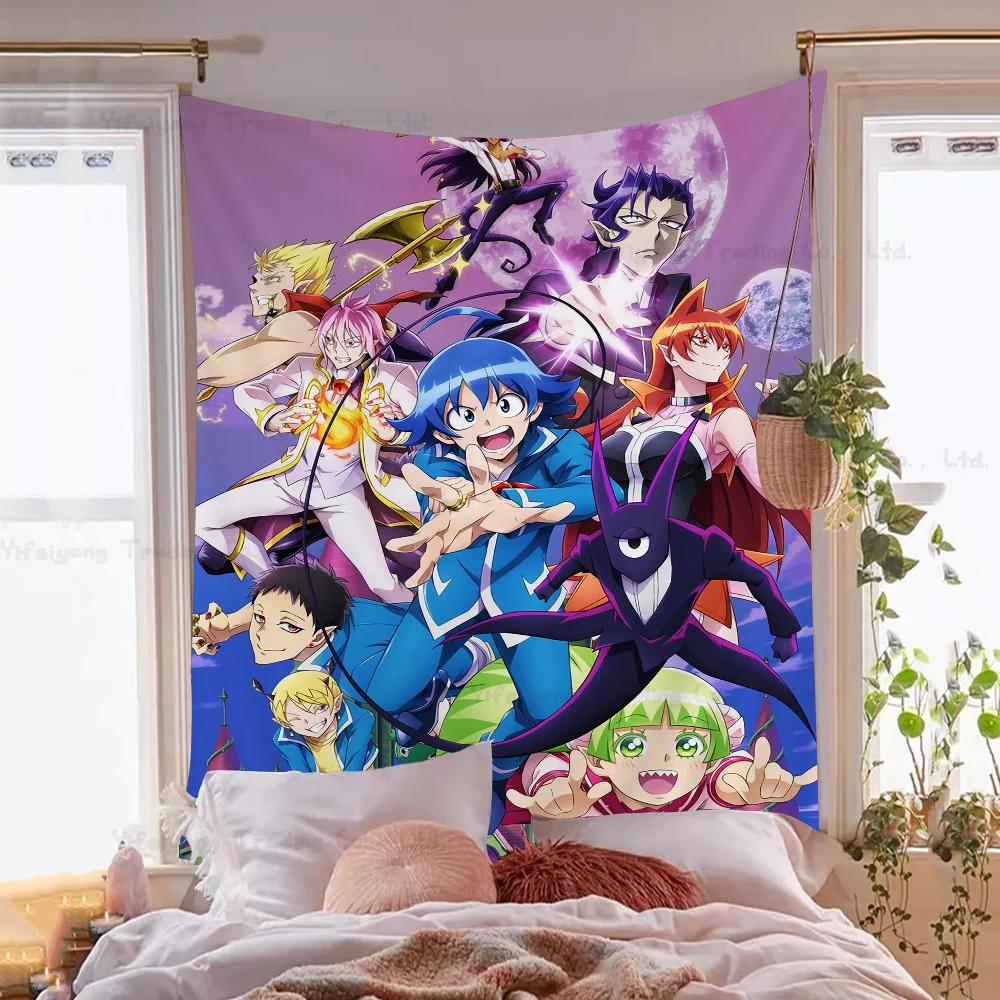 Добро пожаловать в школу демонов! Iruma-kun DIY настенный гобелен висит Таро хиппи