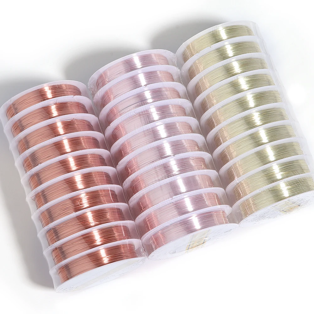 Медная проволока для бисероплетения 6 цветов | Фурнитура и компоненты