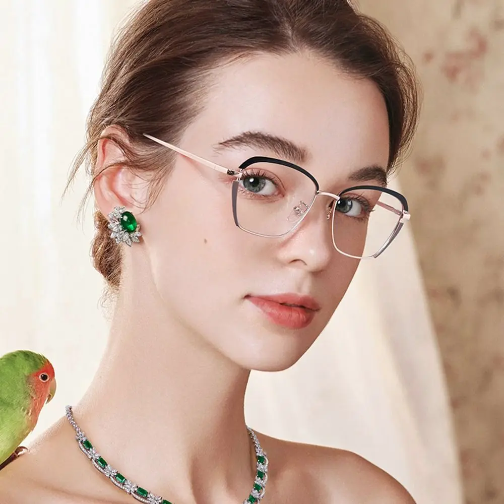 Женские дизайнерские очки с блокировкой синей кожи оптические модные для защиты