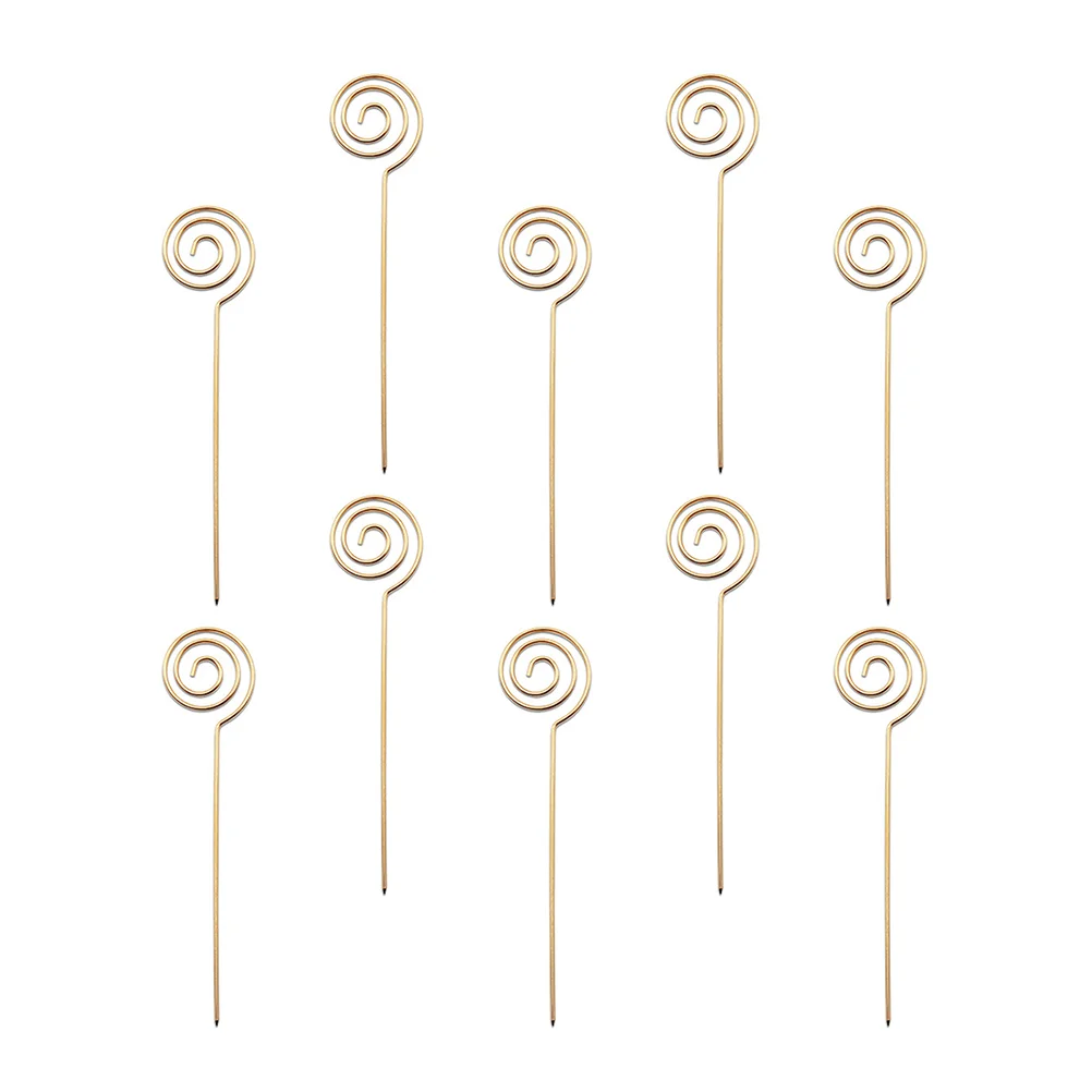 

Star Fruit Pick Picks Cocktail Stick Circle Stainless Steel Decorative Mini Drinks Skewers