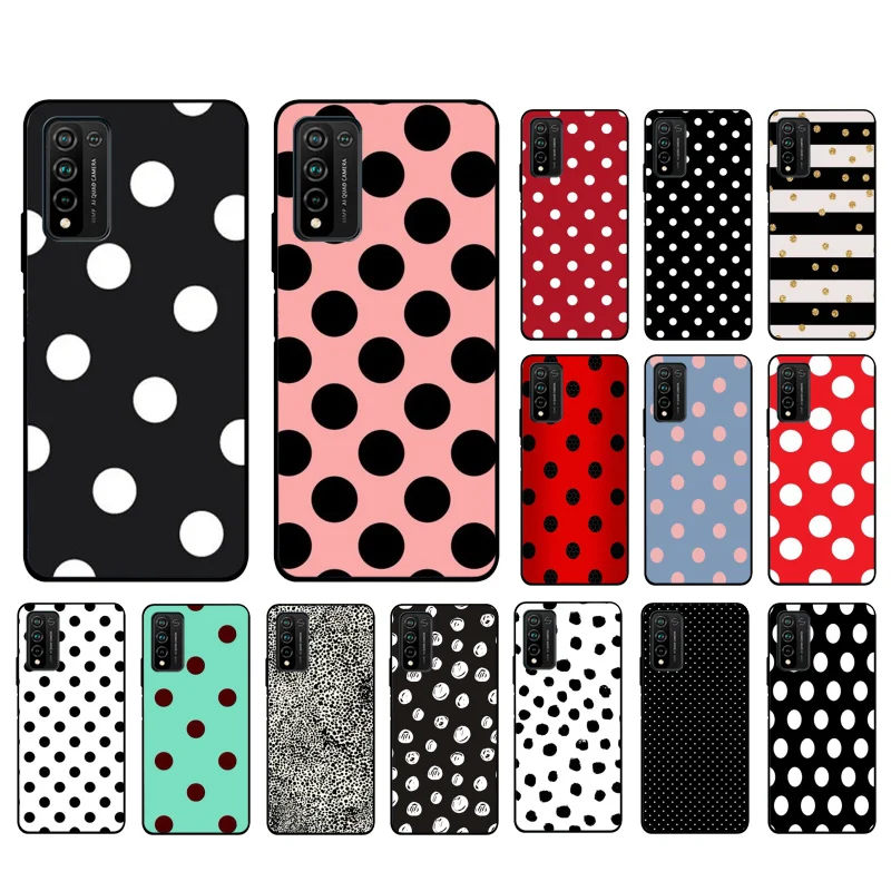 

Polka Dot Phone Case for Huawei Honor 50 10X Lite 20 7A 7C 8X 9X Pro 9A 8A 8S 9S 10i 20S 20lite 7X 10 lite