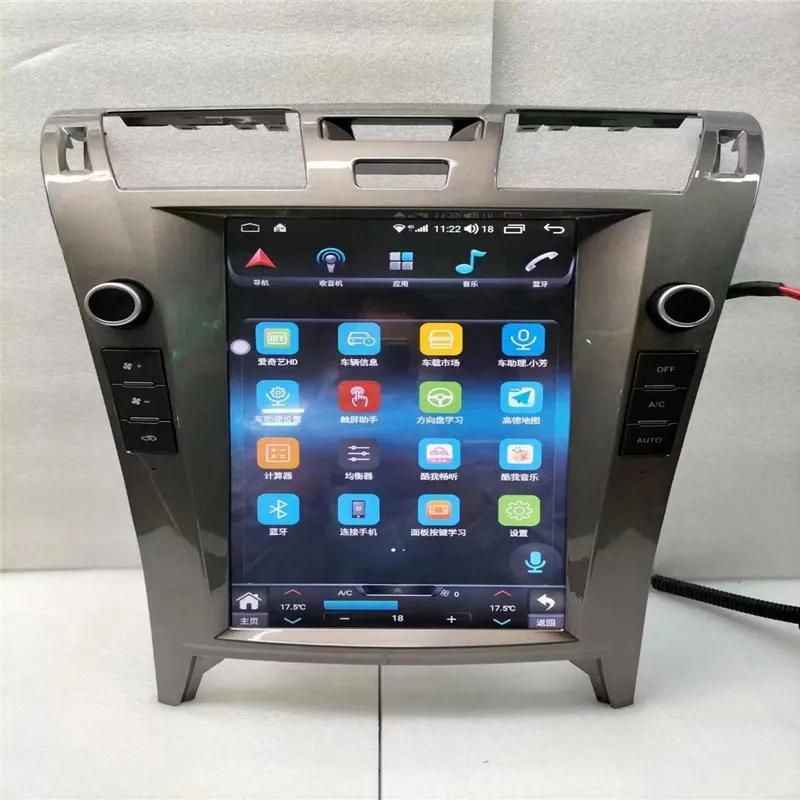 Android 13 8 + 256 ГБ 12 1 &quotTelsa Style Автомобильный мультимедийный DVD-плеер GPS-навигация для