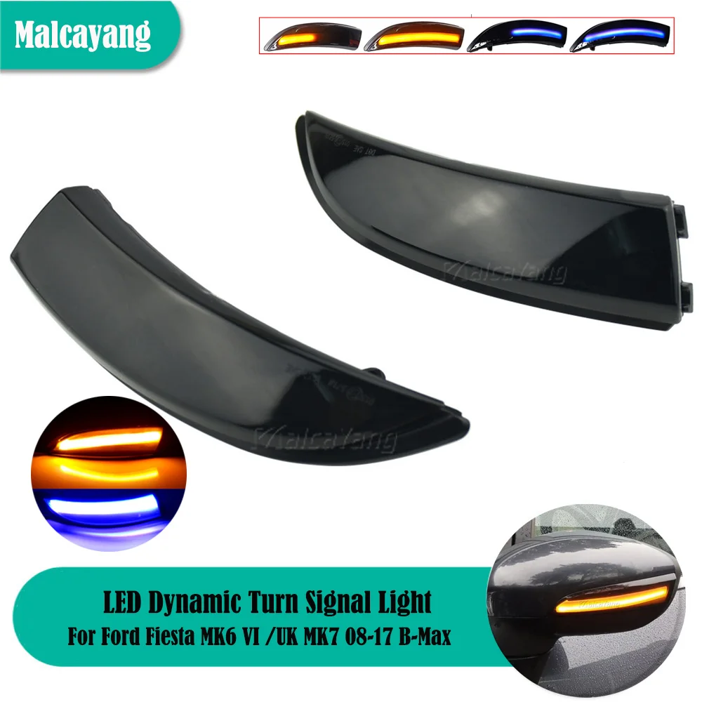 

Car Accessories Side Mirror Turn Signal Lamps For Ford Fiesta MK7 B-Max 2008 2009-2017 Blinker Indicator Light