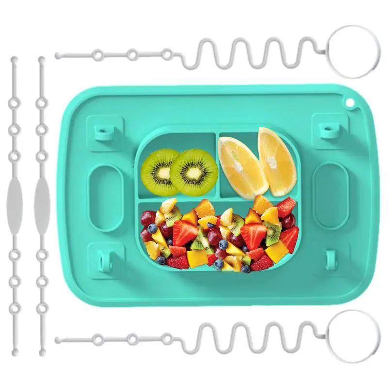 

Suction Cup Plate Silicone Kids Plates Silicone Placemats Strong Silicone Compartment And Suction Cup Design Ideal For Kids
